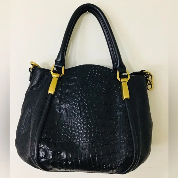 Oryany Croc Embossed LeatherSatchel NWOT